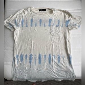 Tie Dye Cotton On Blue Shirt